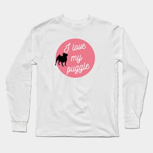 I love my puggle Long Sleeve T-Shirt